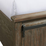 Elements International Scott King Platform Bed with Storage SC370KB IMAGE 6