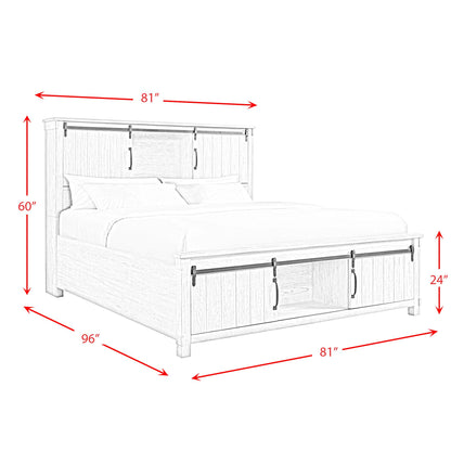  Elements International Scott SC670KB King Platform Storage Bed IMAGE 13