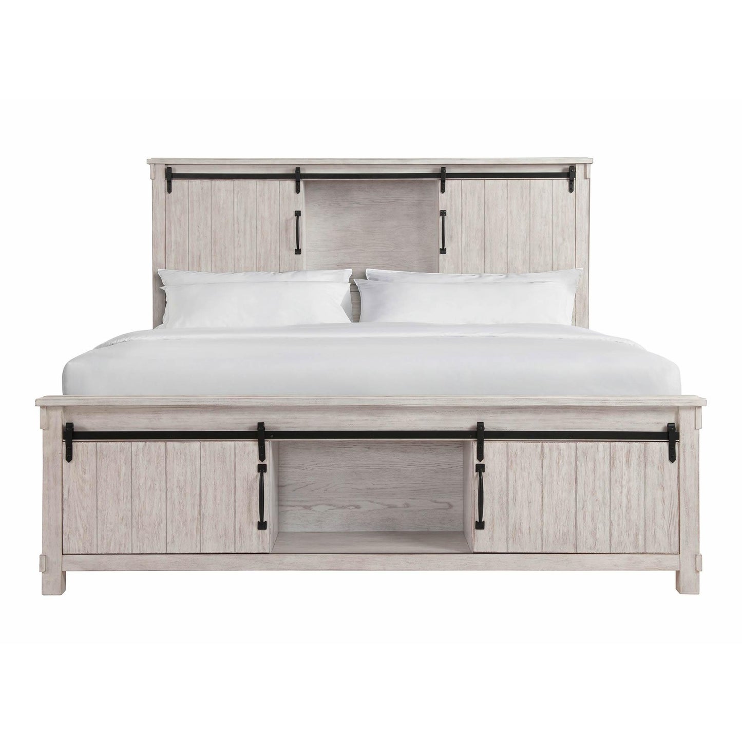  Elements International Scott SC670KB King Platform Storage Bed IMAGE 2