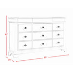 Elements International Cameron 9-Drawer Dresser CM750DR IMAGE 6