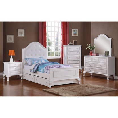  Elements International Jesse JS700FTB Full Panel Bed w/ Trundle IMAGE 2