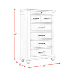 Elements International Slater 6-Drawer Chest SR600CH IMAGE 11