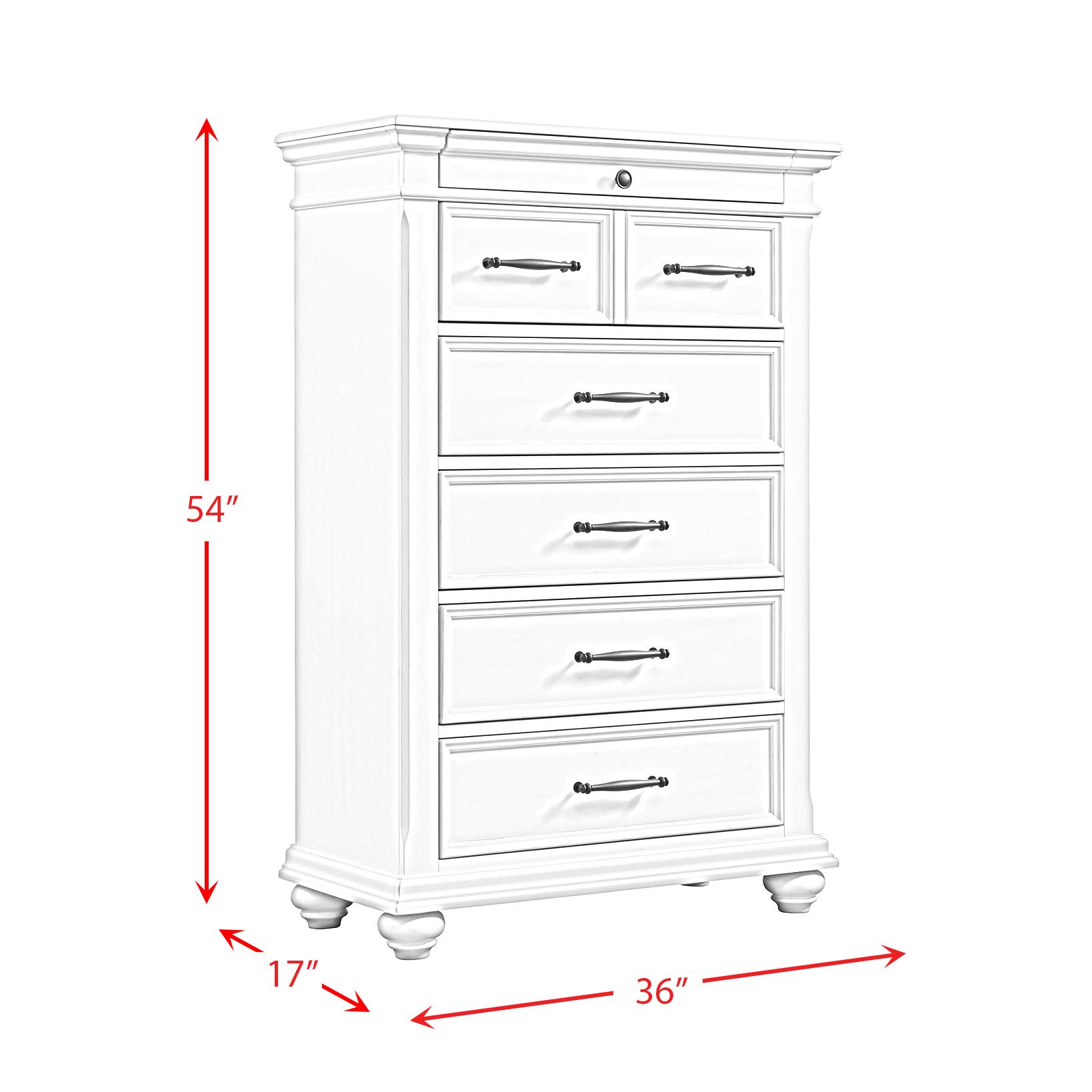 Elements International Slater 6-Drawer Chest SR800CH IMAGE 11