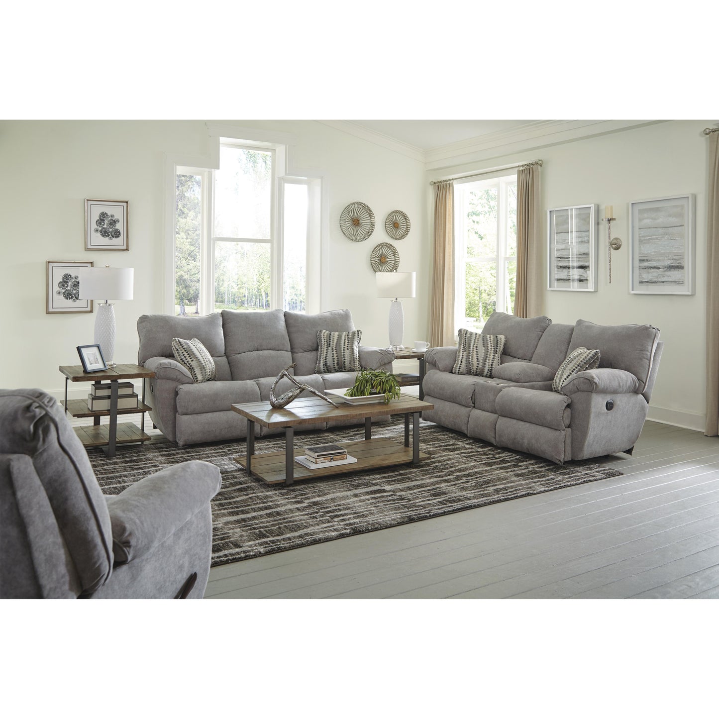 Catnapper Sadler Power Fabric Recliner with Wall Recline 62410-7 1875-18/2154-38 IMAGE 3