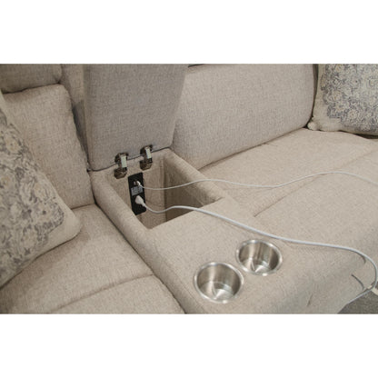  Catnapper McPherson 261 6 pc Reclining Sectional - Buff IMAGE 4