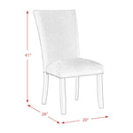 Elements International Francesca Dining Chair CFC300VSC IMAGE 12