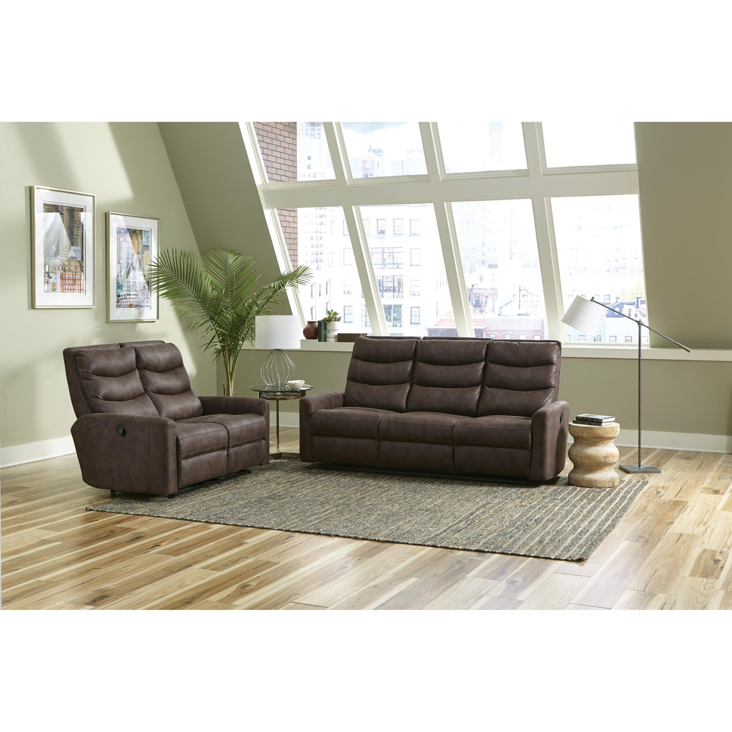  Catnapper Gill 2641 Reclining Sofa - Chocolate IMAGE 3