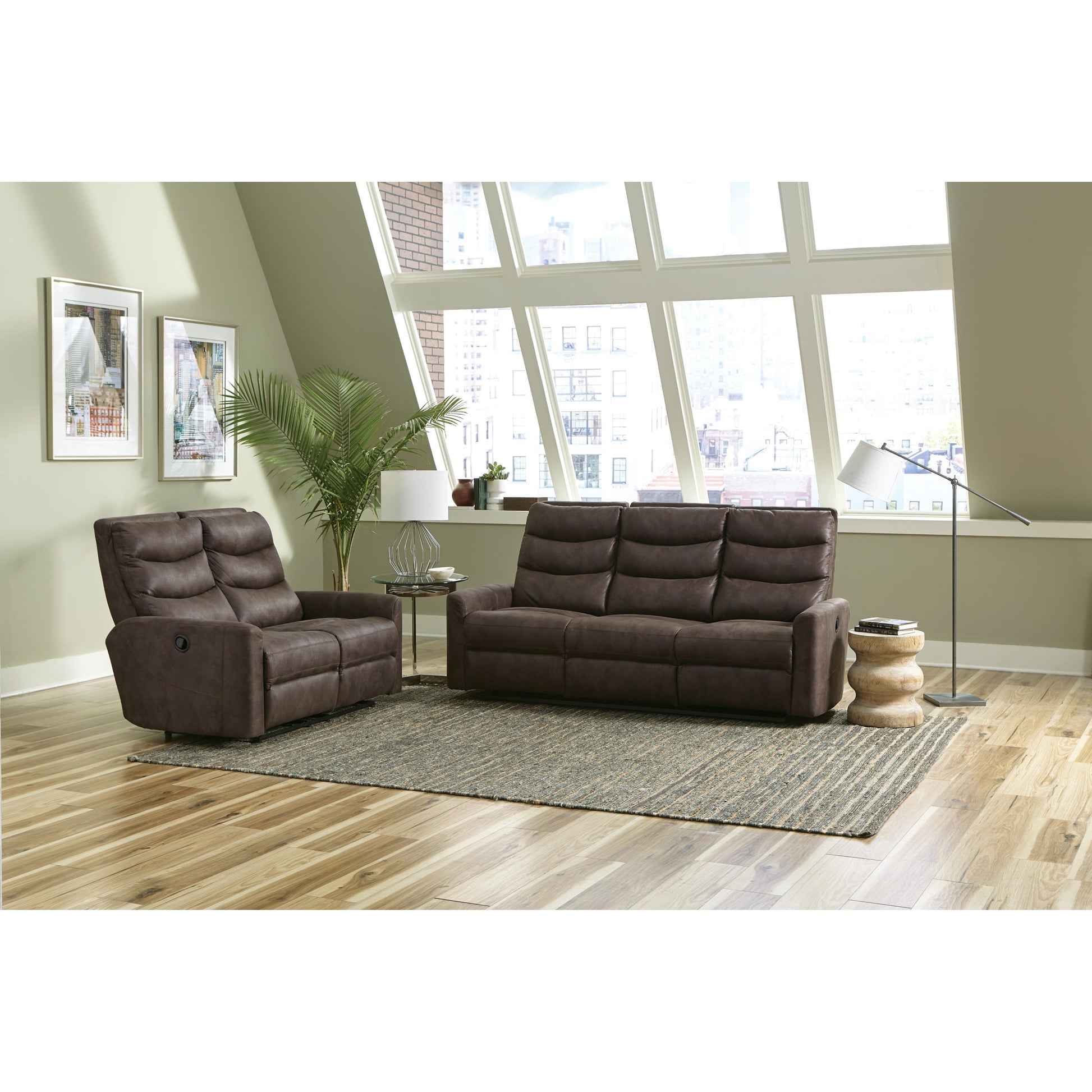  Catnapper Gill 2641 Reclining Sofa - Chocolate IMAGE 3
