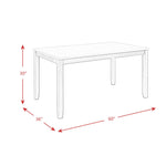 Elements International Martin Brown 6 pc Dinette DMT7006DS IMAGE 13