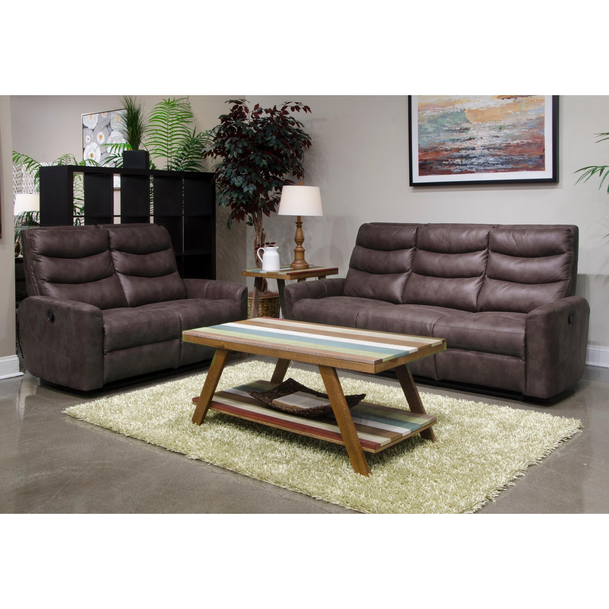  Catnapper Gill 62642 Power Reclining Loveseat - Chocolate IMAGE 2