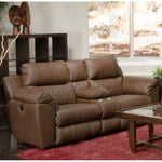 Catnapper Sorrento Power Reclining Leather Match Loveseat with Console 64729 1225-39/3025-39 IMAGE 1