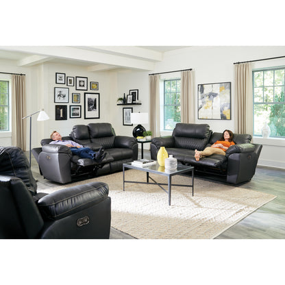  Catnapper Sorrento 64729 Power Reclining Loveseat - Anthracite IMAGE 4
