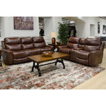 Catnapper Ceretti Power Reclining Leather Match Loveseat with Console 64889 1269-59/3069-59 IMAGE 4