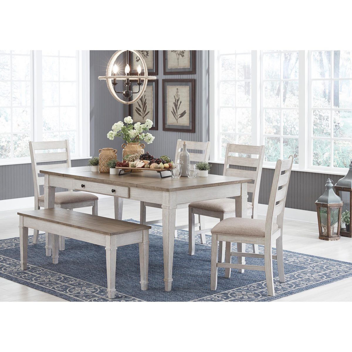  Signature Design by Ashley Skempton D394-25 Rectangular Dining Room Table with Storage IMAGE 10
