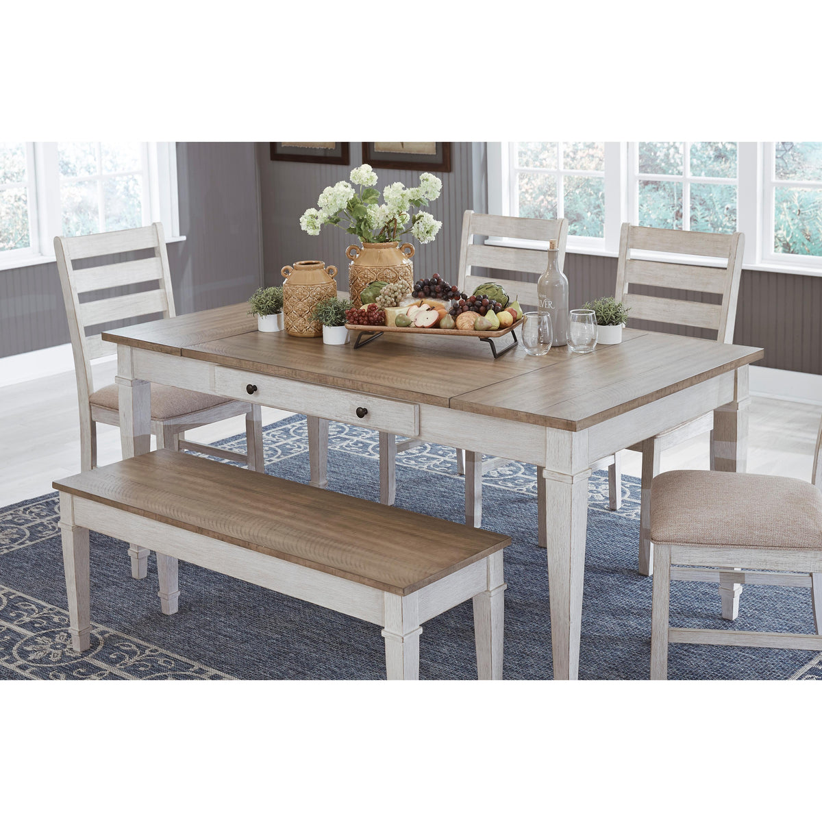  Signature Design by Ashley Skempton D394-25 Rectangular Dining Room Table with Storage IMAGE 8