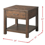 Elements International Jax TJX100ET End Table IMAGE 4