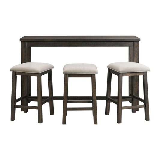  Elements International Stone 4 pc Counter Height Dinette IMAGE 2