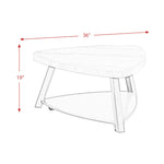 Elements International Trinity Coffee Table CTN100CT IMAGE 10