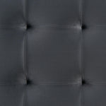  Elements International Crosby Tufted Storage Ottoman - Gun Metal IMAGE 12