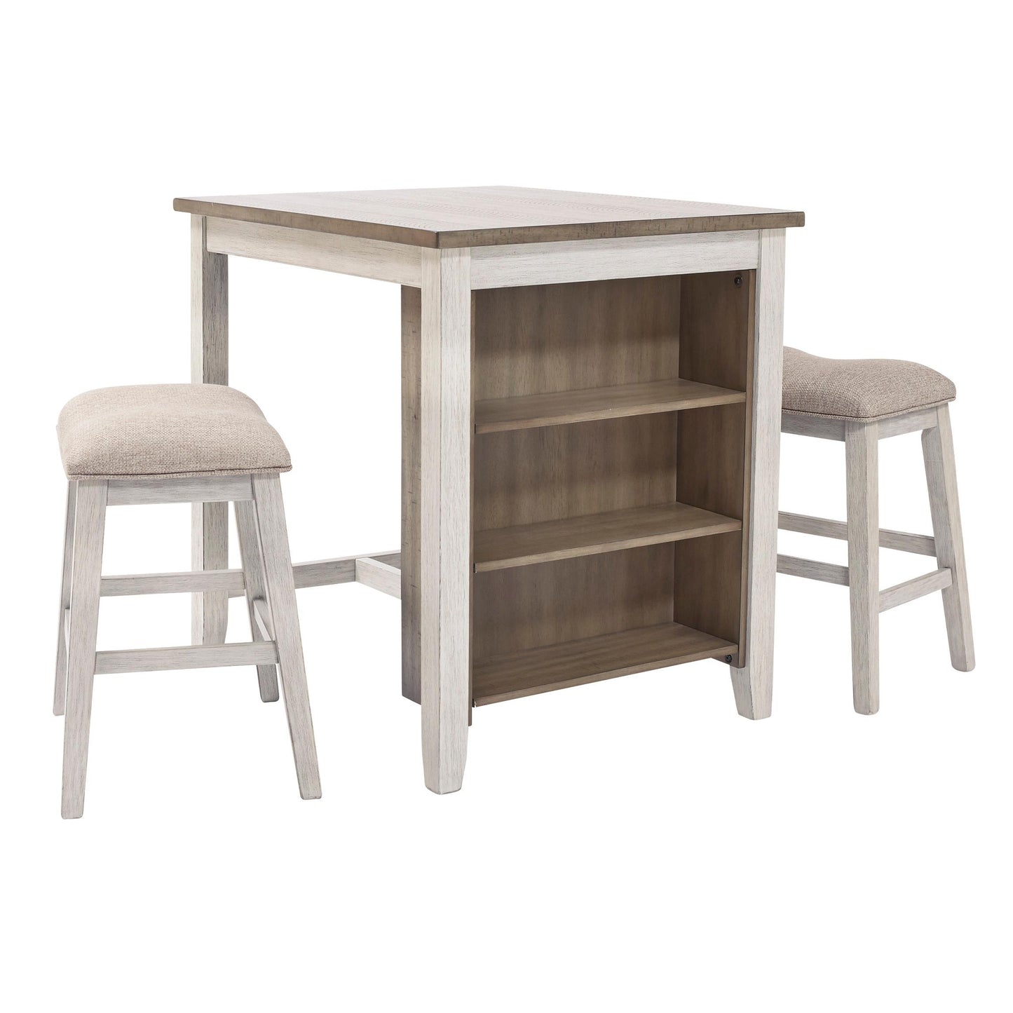Signature Design by Ashley Skempton D394-113 Rectangular Dining Room Counter Table Set IMAGE 1