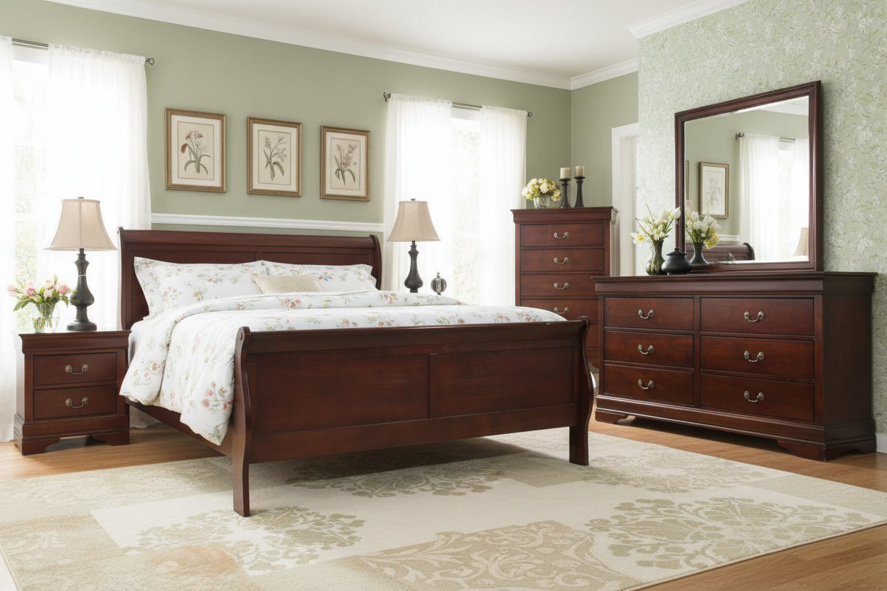Signature Design by Ashley Alisdair B376B14 6 pc Queen Sleigh Bedroom Set IMAGE 1