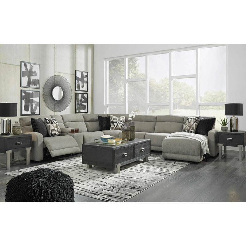 Signature Design by Ashley Colleyville Power Reclining Fabric 7 pc Sectional 5440558/5440557/5440531/5440577/5440546/5440546/5440597 IMAGE 4