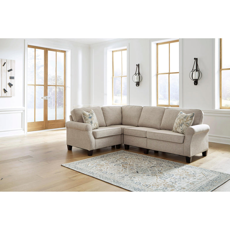 Signature Design by Ashley Alessio Fabric 3 pc Sectional 8240438/8240477/8240446 IMAGE 3