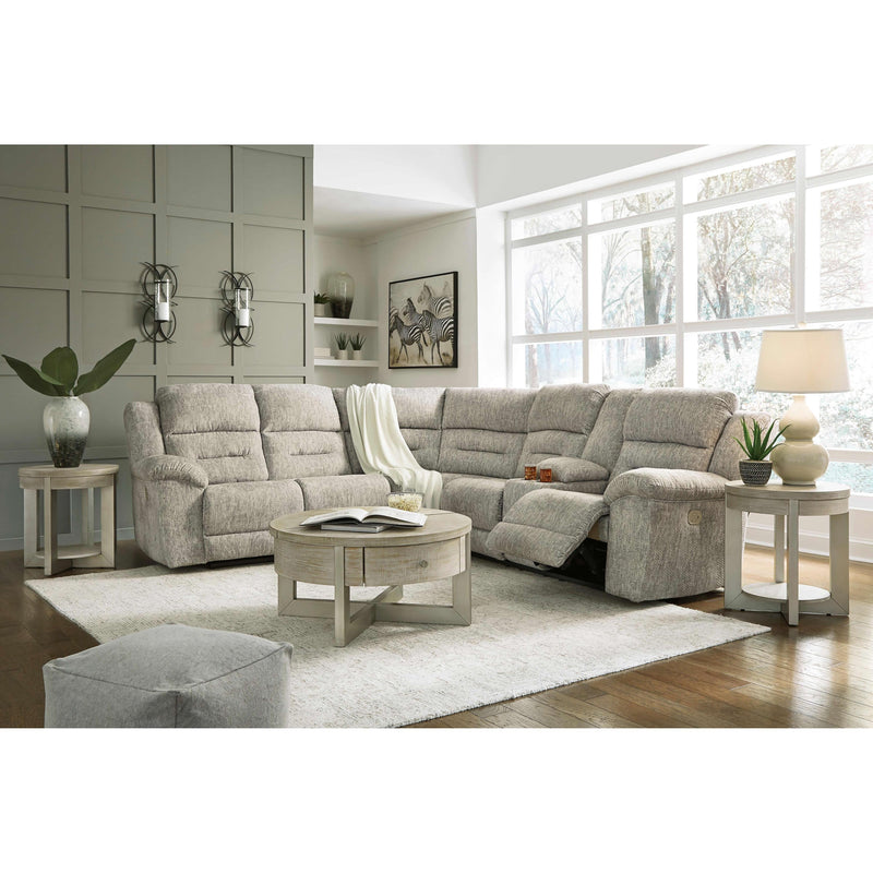 Signature Design by Ashley Family Den Power Reclining Fabric 3 pc Sectional 5180263/5180277/5180290 IMAGE 8