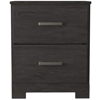 Signature Design by Ashley Belachime B2589-92 Two Drawer Night Stand IMAGE 1