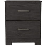 Signature Design by Ashley Belachime B2589-92 Two Drawer Night Stand IMAGE 1