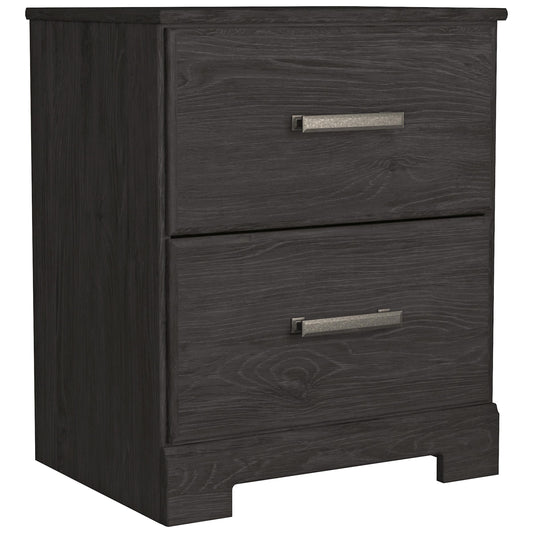 Signature Design by Ashley Belachime B2589-92 Two Drawer Night Stand IMAGE 2