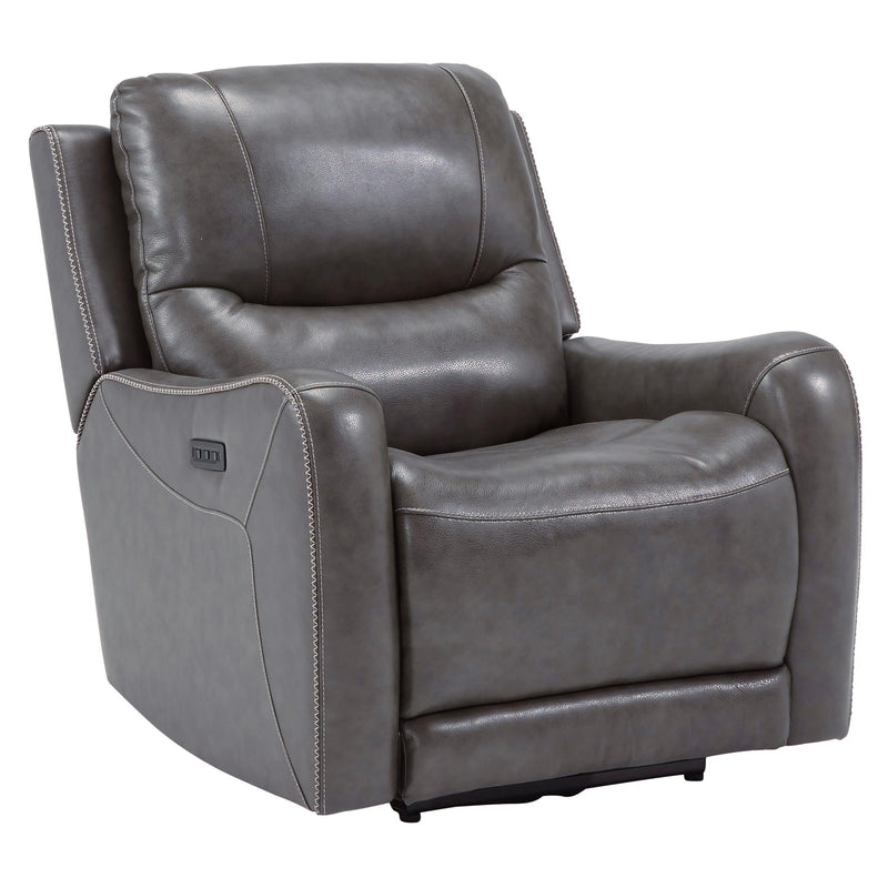 Signature Design by Ashley Galahad Power Leather Look Recliner with Wall Recline 6610306 IMAGE 1