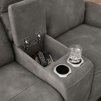 Signature Design by Ashley Next-Gen DuraPella 5930118 Power Reclining Loveseat with Console and Adjustable Headrest IMAGE 7