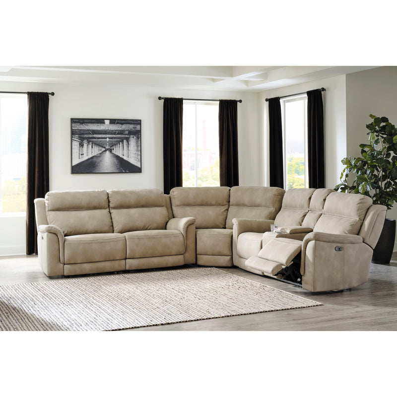 Signature Design by Ashley Next-Gen Durapella Power Reclining Fabric 3 pc Sectional 5930247/5930277/5930218 IMAGE 4