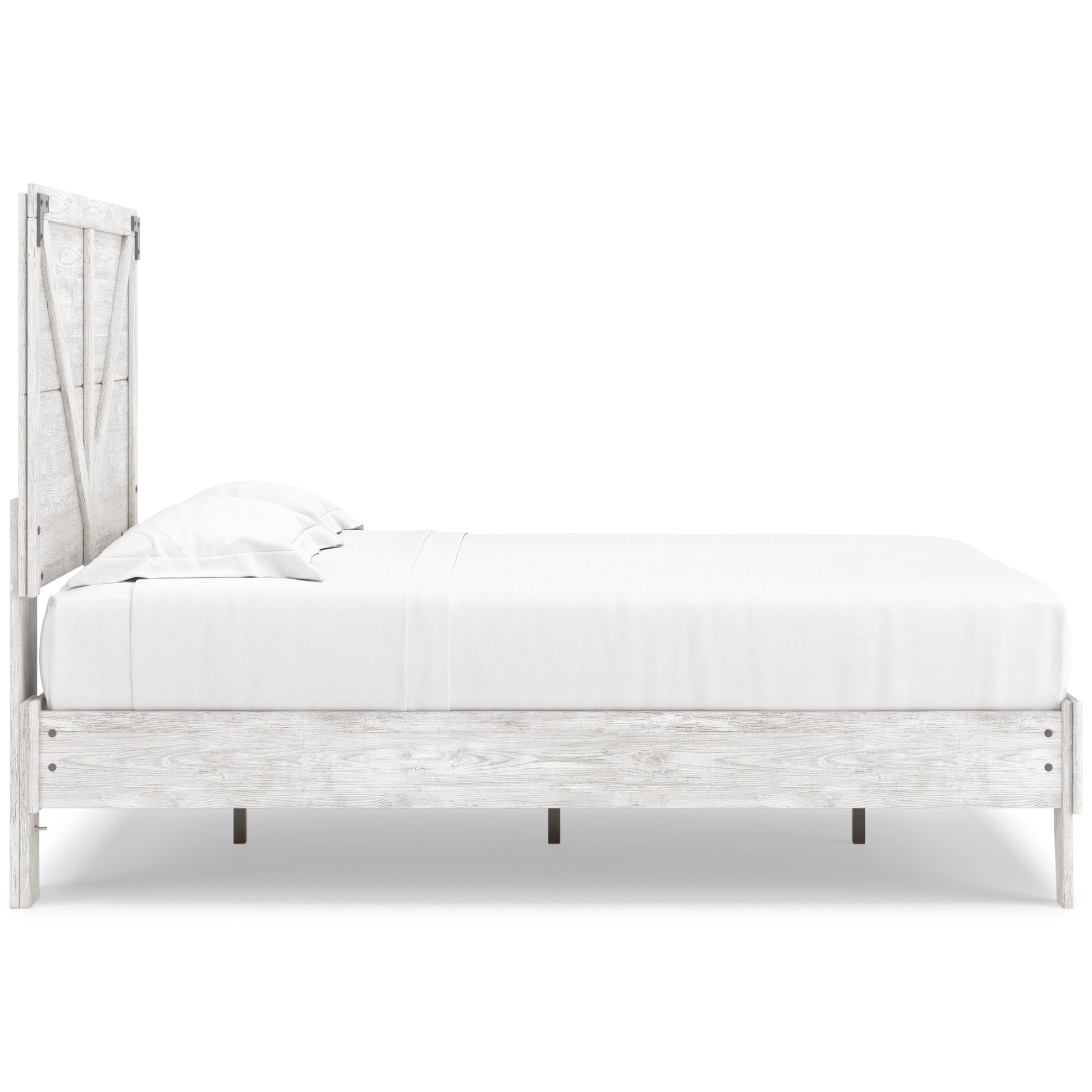 Signature Design by Ashley Shawburn EB4121B2 Full Crossbuck Panel Platform Bed IMAGE 3