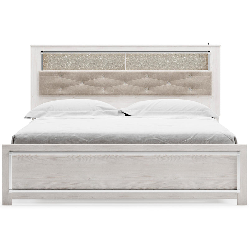 Signature Design by Ashley Altyra King Upholstered Bookcase Bed B2640-69/B2640-56/B2640-97 IMAGE 2