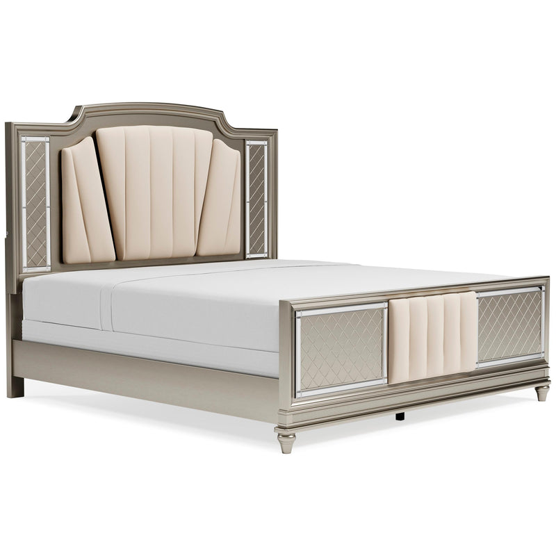 Signature Design by Ashley Chevanna California King Upholstered Panel Bed B744-58/B744-56/B744-94 IMAGE 1