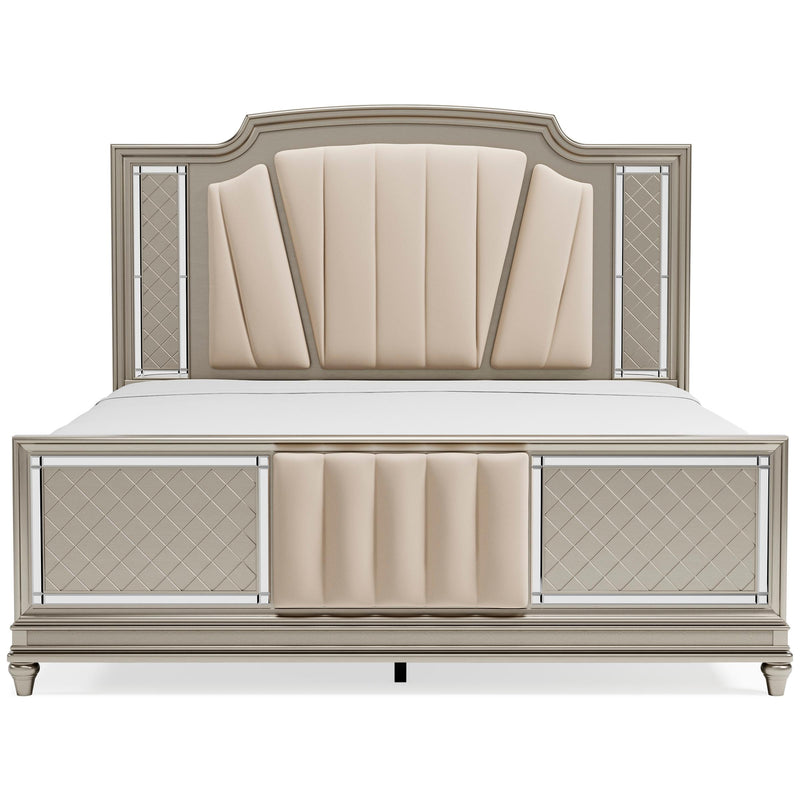 Signature Design by Ashley Chevanna California King Upholstered Panel Bed B744-58/B744-56/B744-94 IMAGE 2