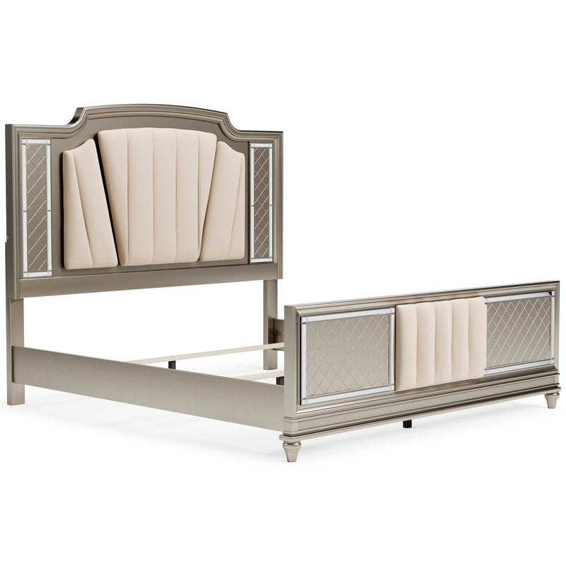 Signature Design by Ashley Chevanna California King Upholstered Panel Bed B744-58/B744-56/B744-94 IMAGE 5