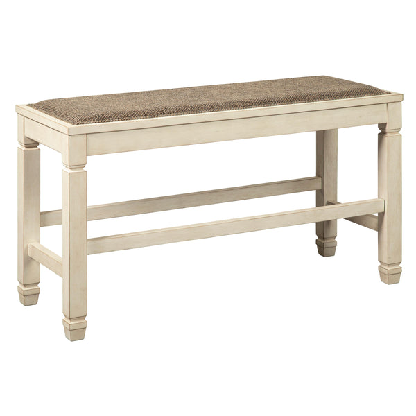 Signature Design by Ashley Bolanburg Counter Height Bench D647-09 IMAGE 1