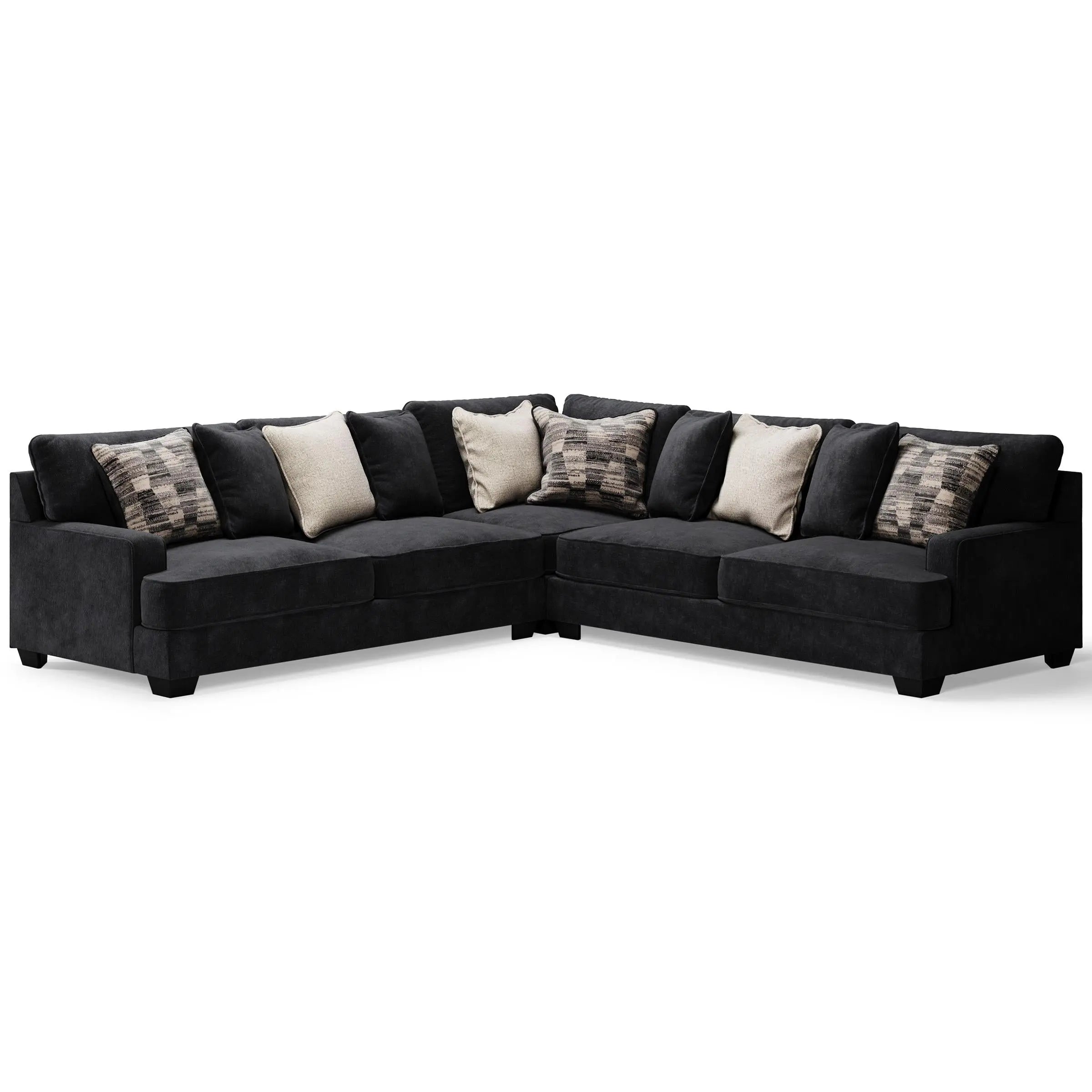 【週末セール】【3Dアート】KOMPOSITION 607 Signature Design by Ashley Lavernett 59603S1 3 pc Sectional
