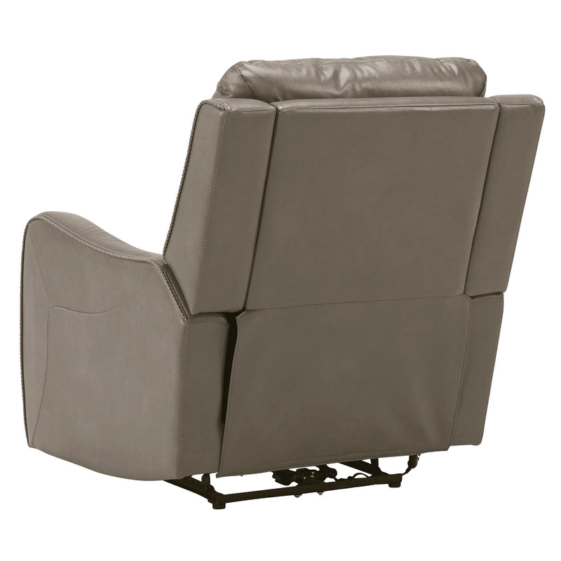 Signature Design by Ashley Galahad Power Leather Look Recliner with Wall Recline 6610206 IMAGE 5