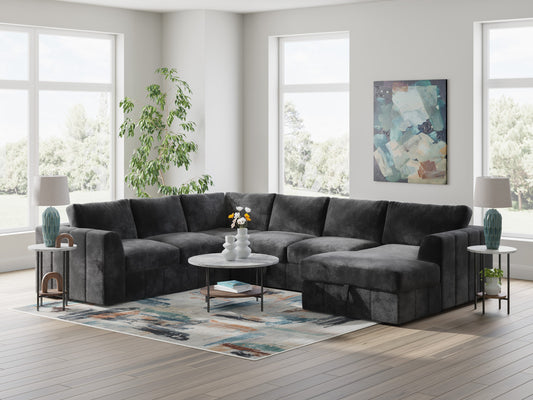 Armfield	Graphite 4 Piece Sleeper Sectional PC68406