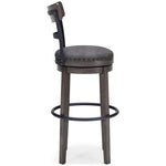  Signature Design by Ashley Caitbrook D388-230 Tall Upholstered Swivel Barstool IMAGE 3