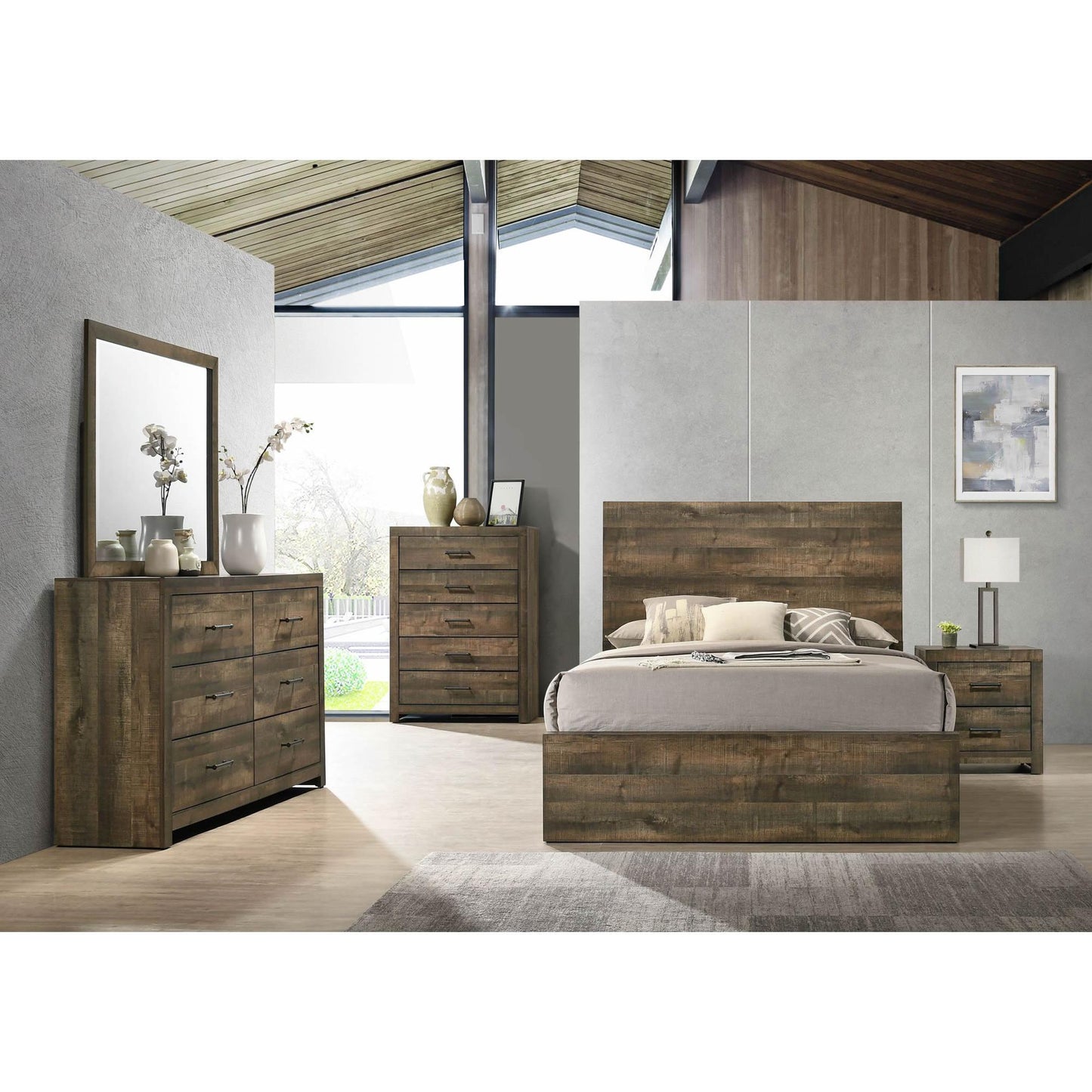  Elements International Bailey BY500TB Twin Panel Bed IMAGE 3