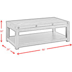 Elements International Colorado Lift Top Coffee Table TCO100CTLT IMAGE 7