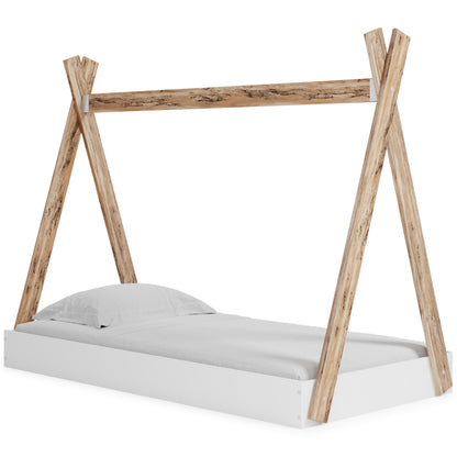  Signature Design by Ashley Piperton EB1221-121 Twin Tent Complete Bed in Box IMAGE 1