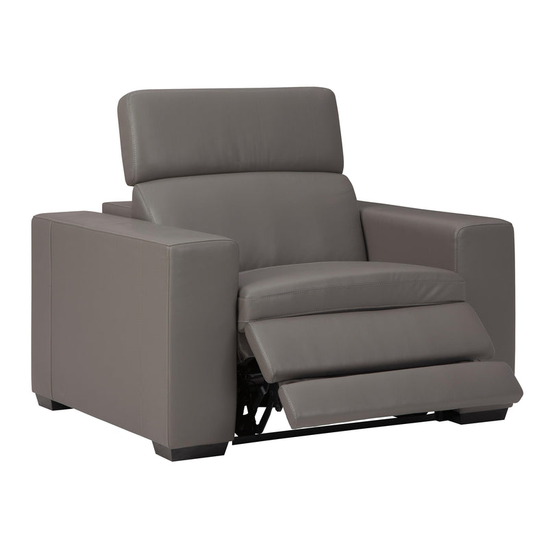 Signature Design by Ashley Texline Power Leather Match Recliner U5960313 IMAGE 4