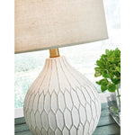  Signature Design by Ashley Wardmont L180094 Ceramic Table Lamp IMAGE 2