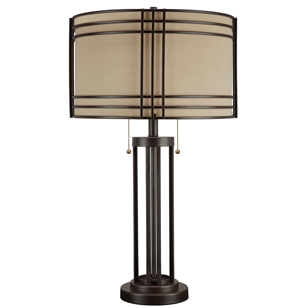  Signature Design by Ashley Hanswell L208294 Metal Table Lamp IMAGE 1
